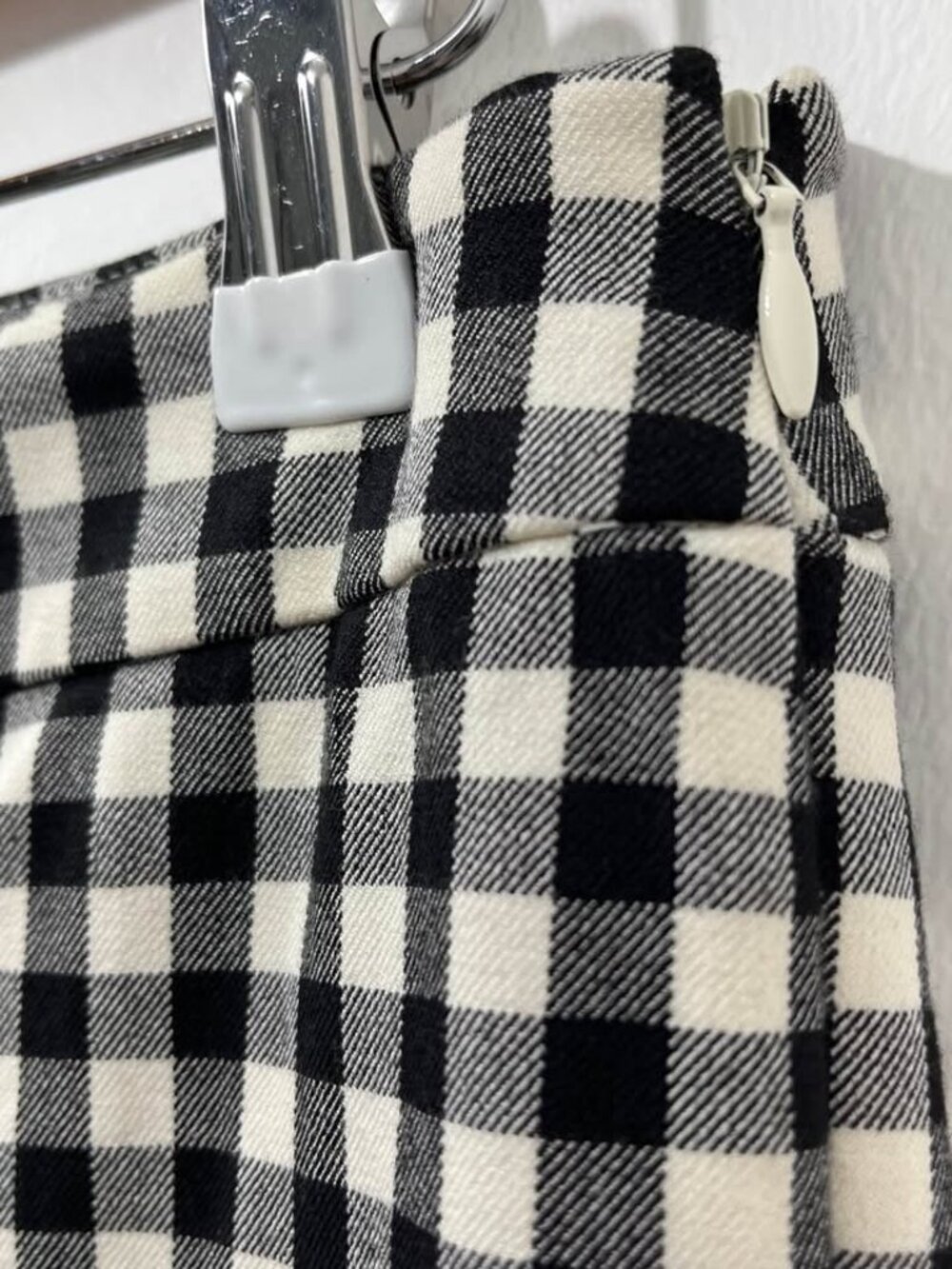 Talbots Chatham Ankle Black & White Gingham Plaid Neutral Corpcore Pant [Size 2] - Picture 5 of 10
